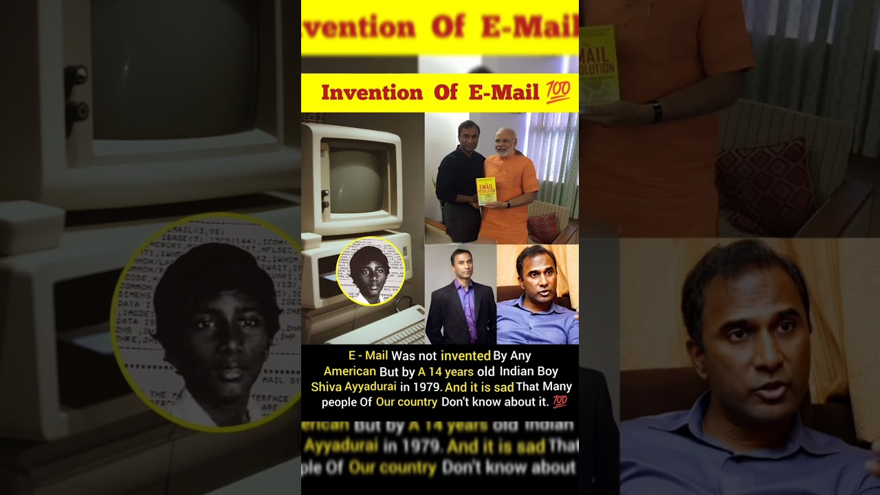 #ShivaAyyadurai#EmailInvention#EMAIL#IndianInventor#TechnologyHistory#DigitalRevolution#NarendraModi