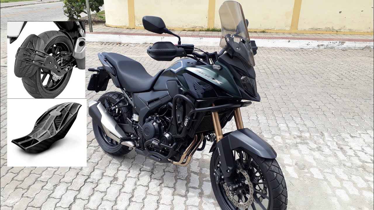 Paralama Anti spray e paralama interno Scam CB500X 2023