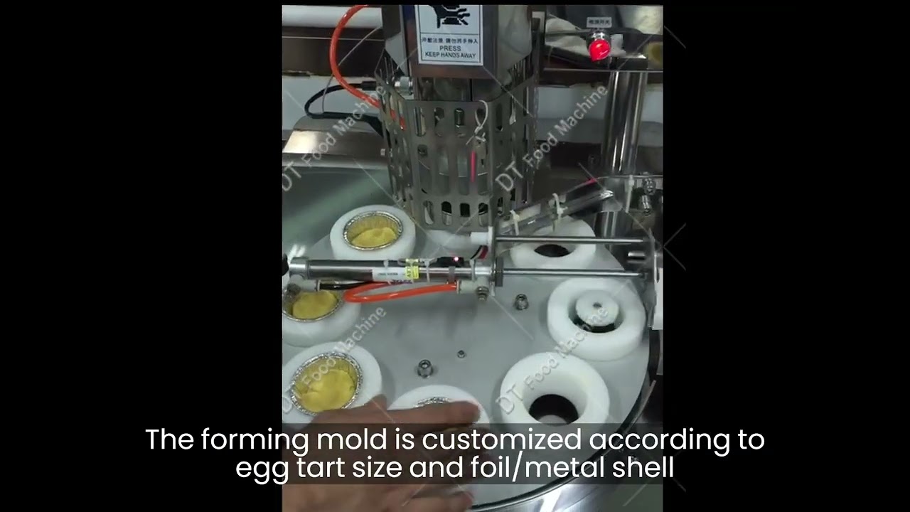 Egg Tart Machine DT303 tart shell maker machine #eggtart #foodmachinery