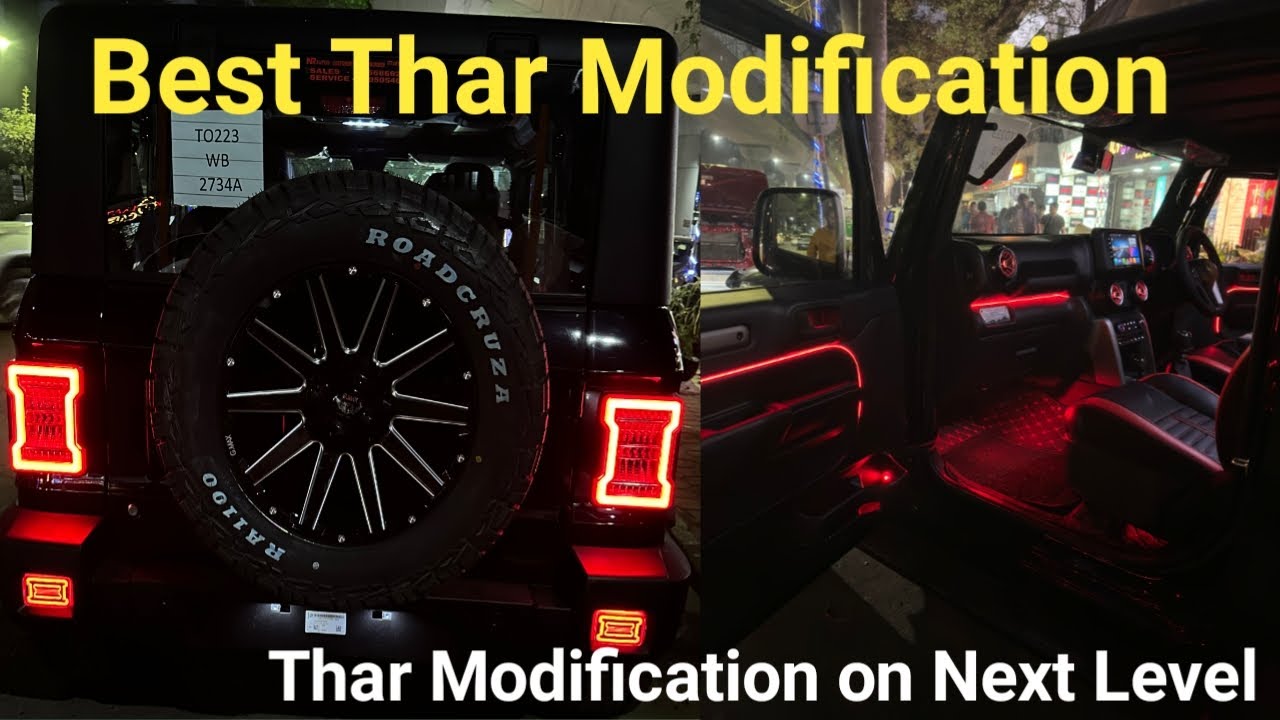 Best Thar Modification | Mahindra  Thar 2023 Modified | New thar accessories | Modified Thar #thar