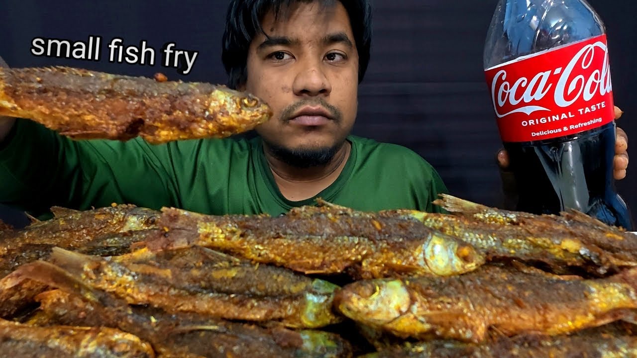 SMALL FISH FRY EATING VIDEOS | SMALL FISH FRY EATING ASMR | SMALL FISH | EATING SMALL FISH FRY