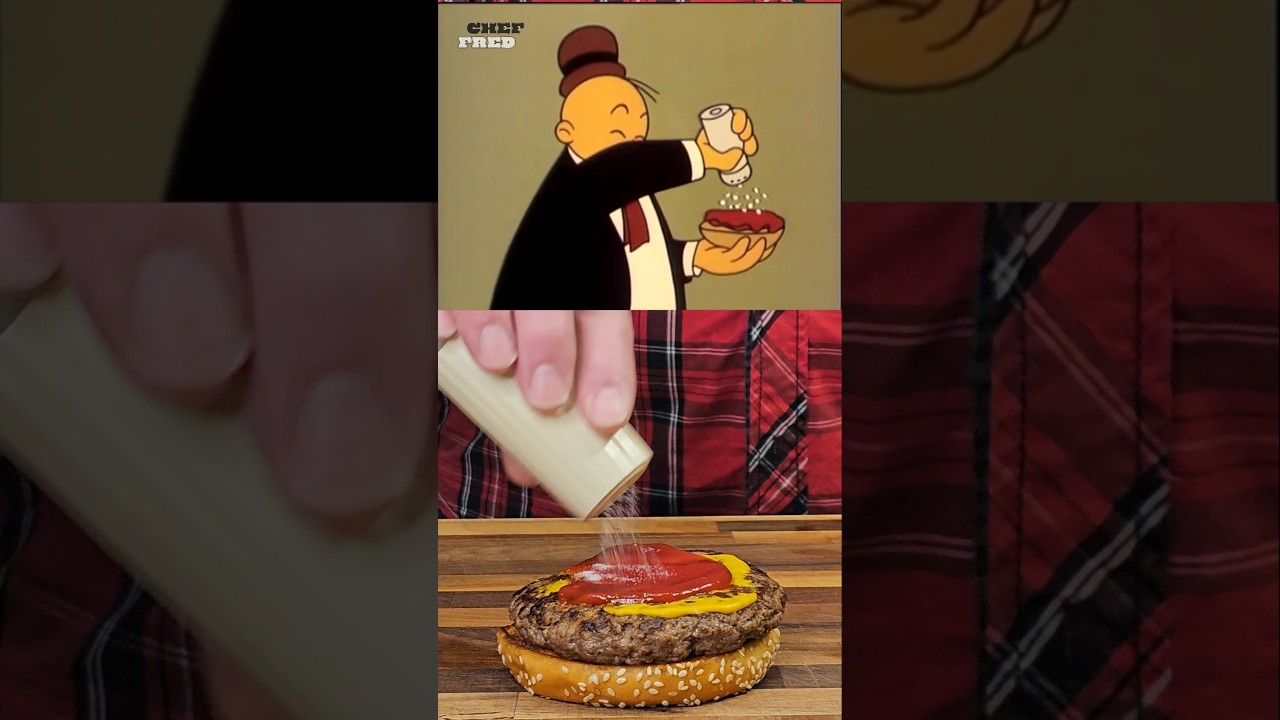 Wimpy's Historic Cartoon Burger Classic Reborn!🍔 #shorts #popeyethesailorman #wimpy #burger