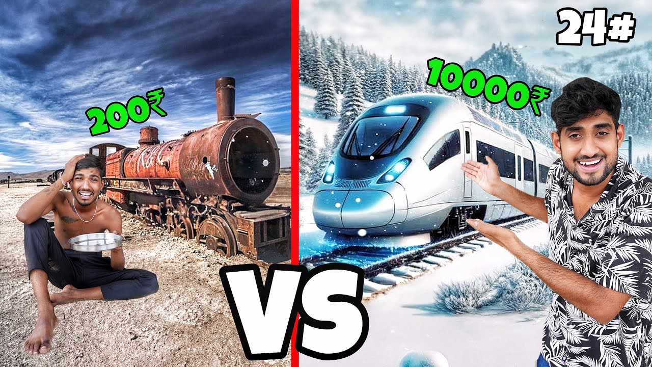 Surviving in low to high budget trains for 24 hours