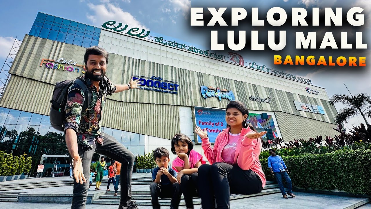 EXPLORING the 😱 BIGGEST | 🎢 Lulu Mall 📍Bangalore ಬೆಂಗಳೂರು 🤩 | DAN JR VLOGS