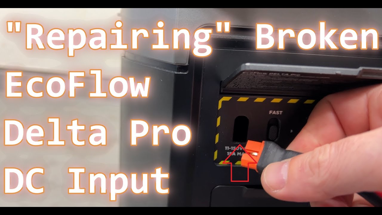 EcoFlow Delta Pro - Working Around a Broken DC / Solar Input Port