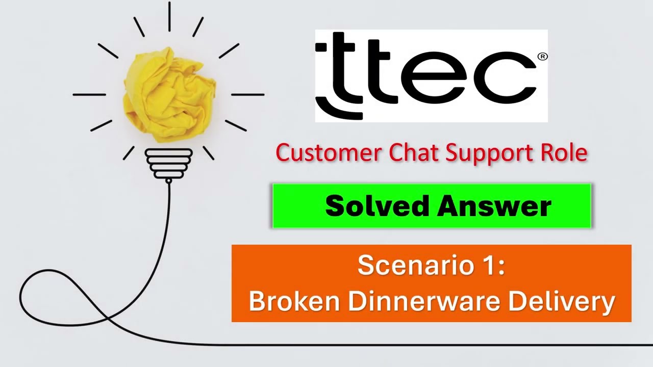 TTEC Assessment Answers for Customer Chat Support Role | Crack TTEC Assignment in 1 Minute 