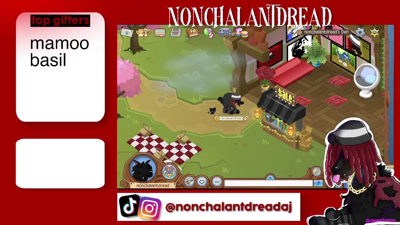 i have a PR team? 18+ ANIMAL JAM LIVE STREAM! spike giveaways. nonchalantdreadaj