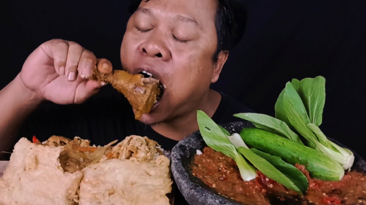 BUMBU KERASA DI LIDAH❗️..PAHA AYAM KAMPUNG,OSENG JAMUR TIRAM,SAMBAL TERASI,LALAPAN SAYURAN MENTAH.