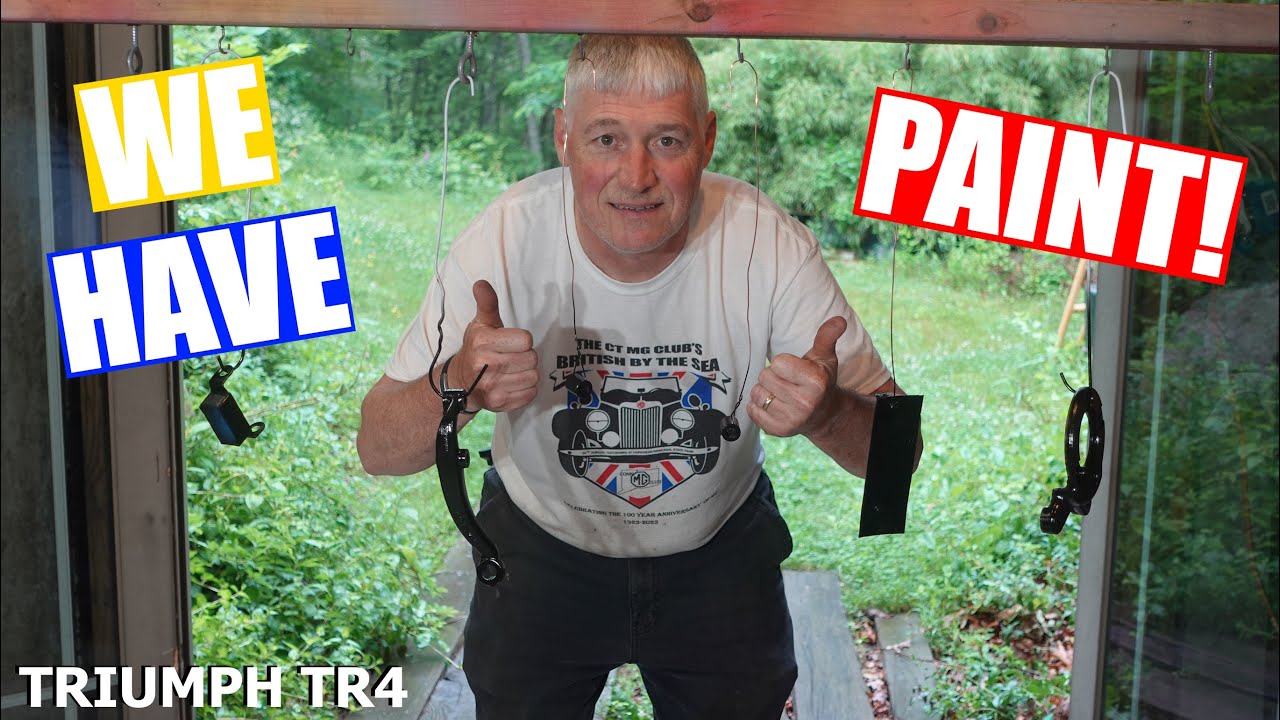Triumph TR4 - Front Suspension Prep/Paint | Roundtail Restoration