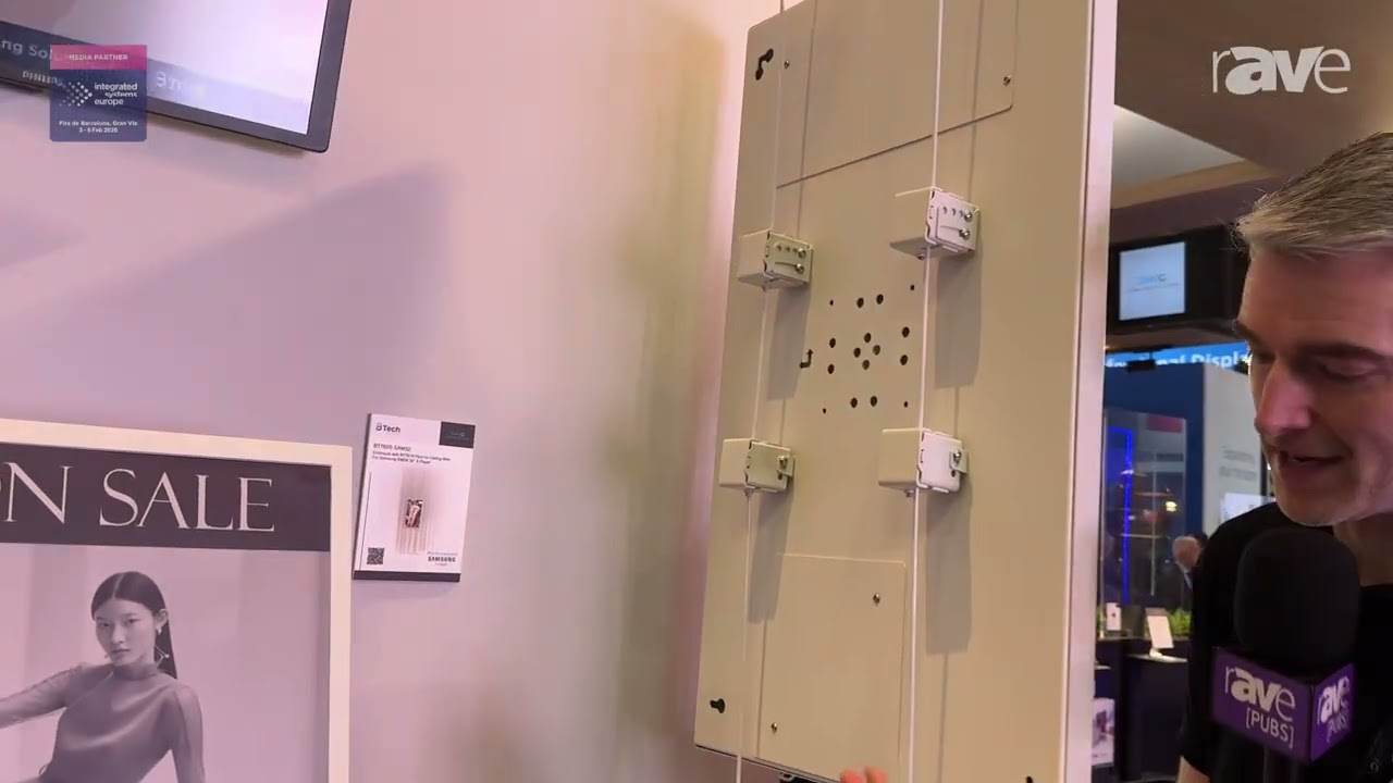 ISE 2026: B-Tech AV Mounts Features BT7620-SAM32 E-paper Enclosure