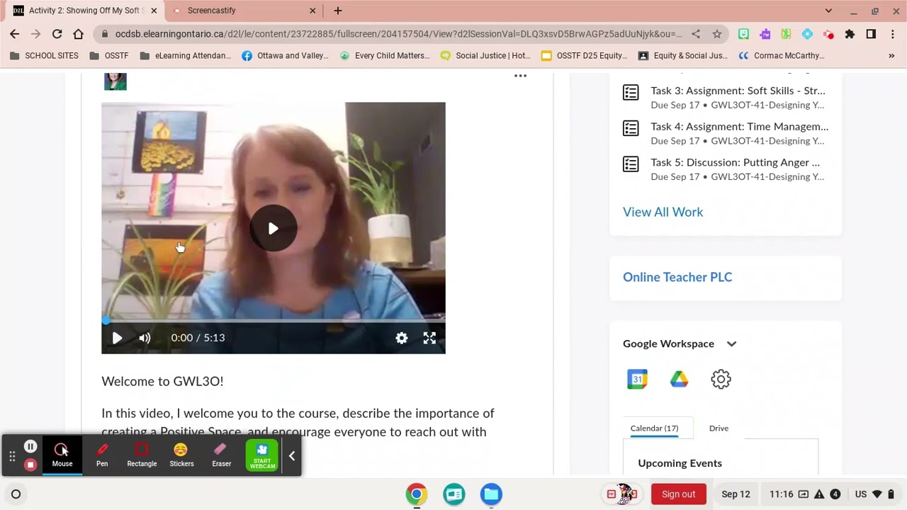 How to Find Your Work on the VLE Course Website