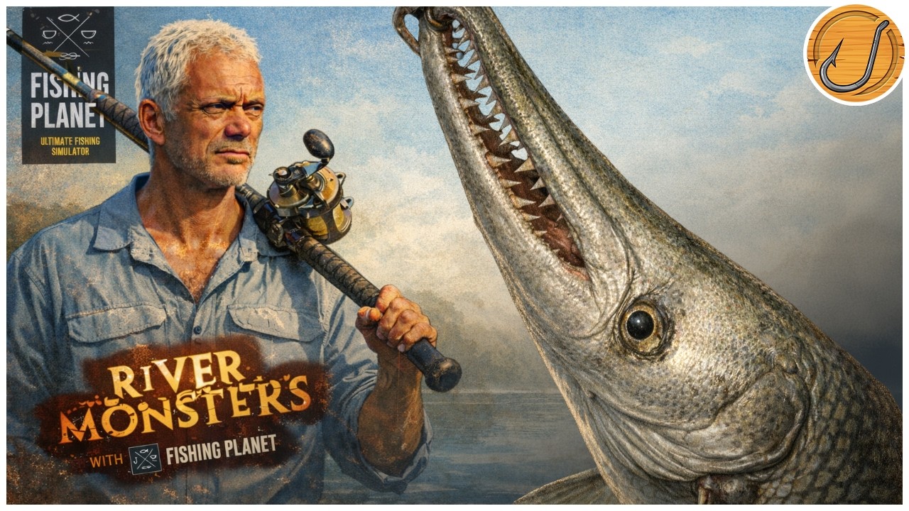 Trophy Alligator Gar! Quanchkin Lake (River Monsters S.1 E.3) | Fishing Planet