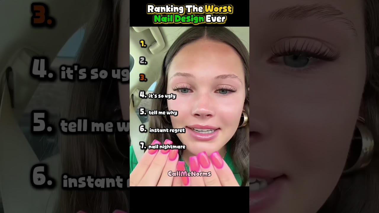 Рейтинг худших дизайнов ногтей всех времен #худший #дизайнногтей #ногти #нейларт #ногти