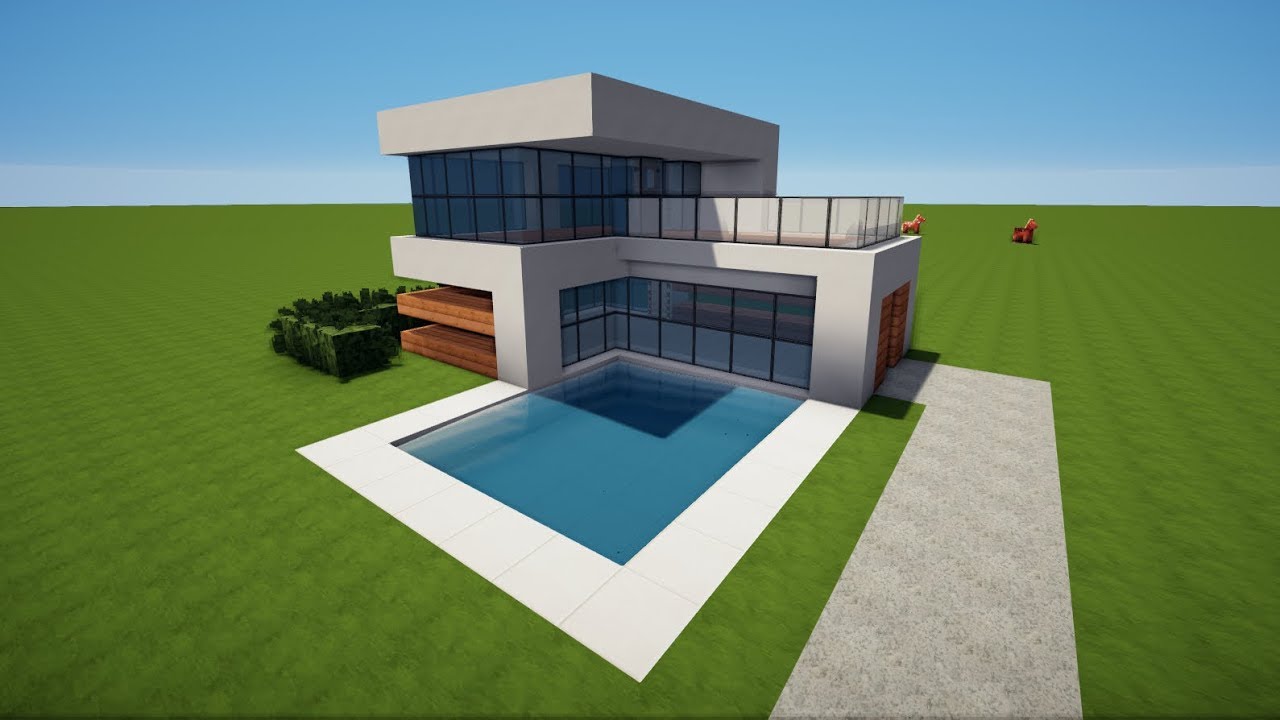 MINECRAFT KLEINES MODERNES HAUS bauen TUTORIAL [HAUS 95]