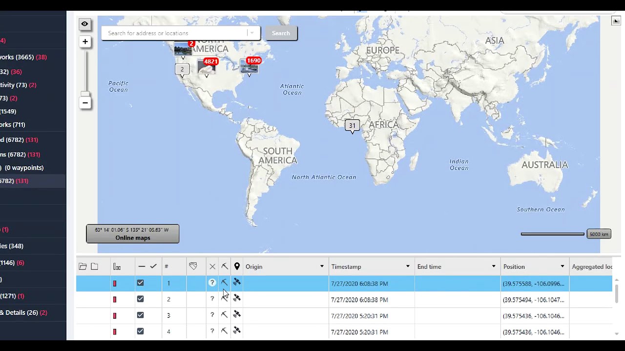 Locations: Carved in Physical Analyzer vs. Automatic Parsing During Extraction