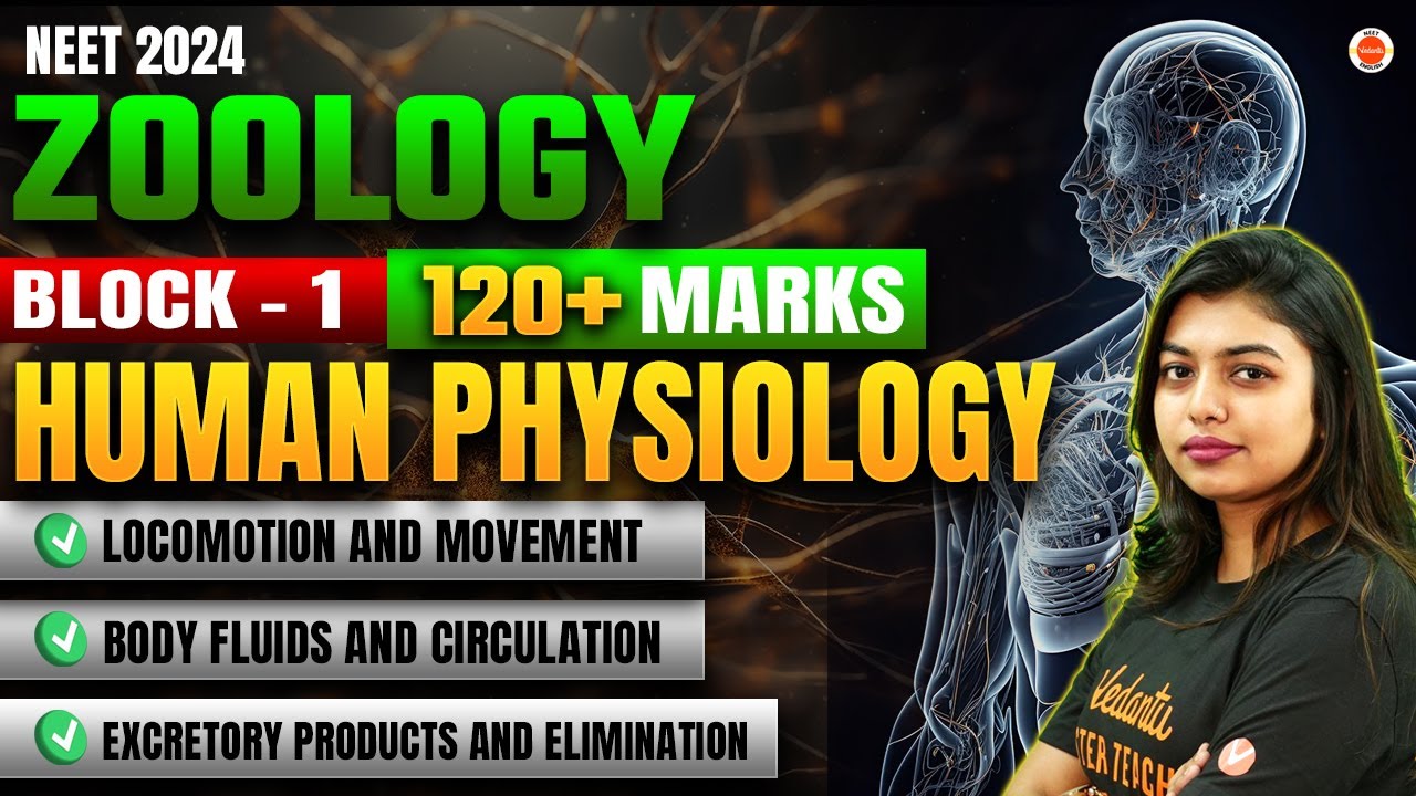 Human Physiology ⚛️  Block 1 NEET 2024 😍 Gopika Ma`am ➡️  Locomotion ,Circulation & Elimination