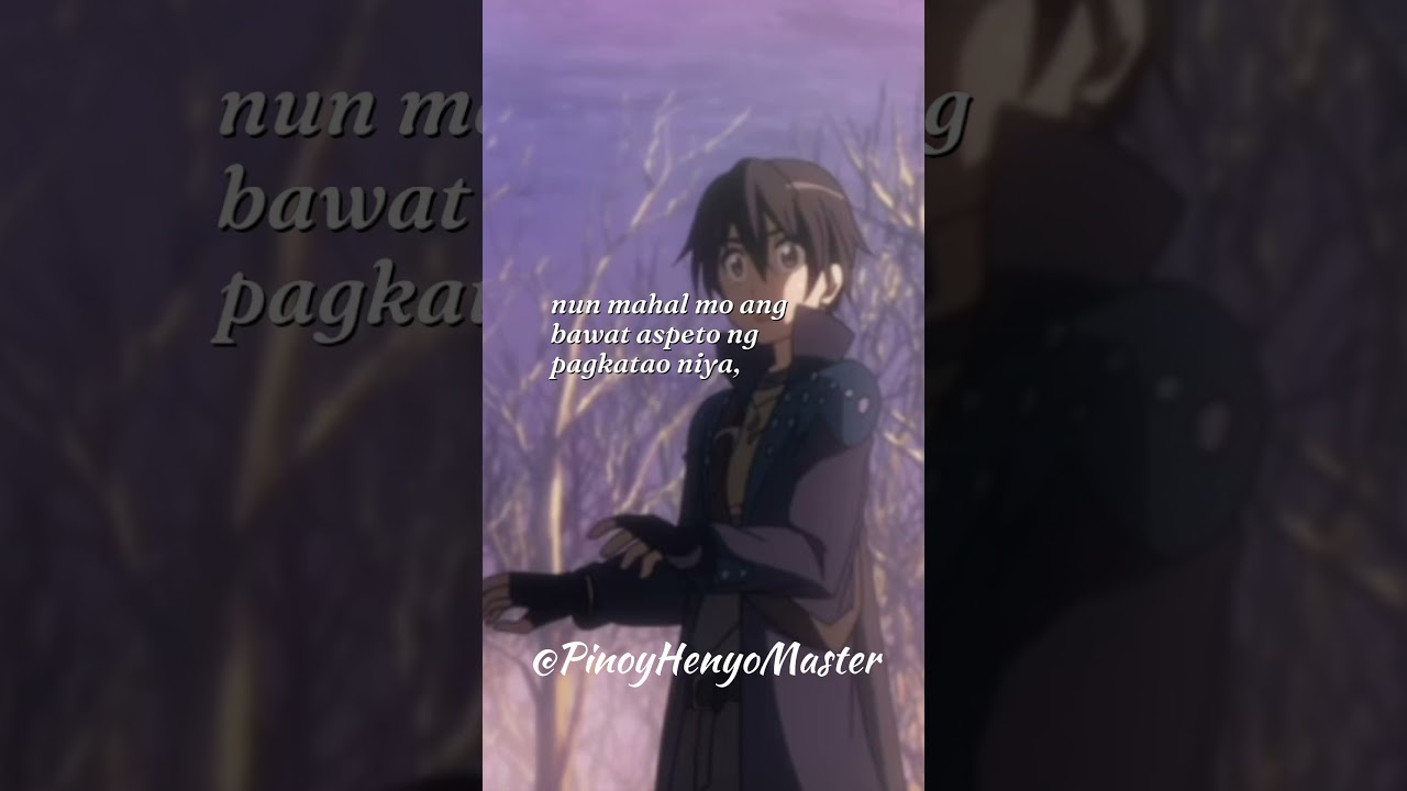 Kirigaya Kazuto ( Kirito ) | Sword Art Online | Tagalog Anime Qoutes | Pinoy Henyo Master