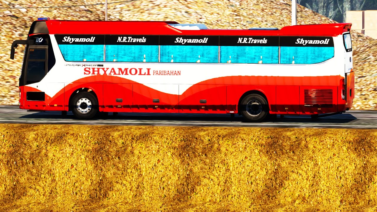Shyamoli NR Travels International | Dhaka-Kolkata | GMT Map V3 By Shafin Islam