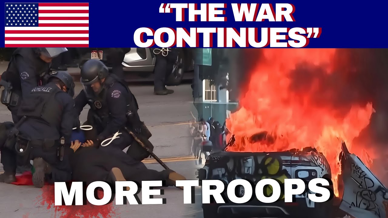 700 marines mobilized to Los Angeles after violent protests over immigration raids