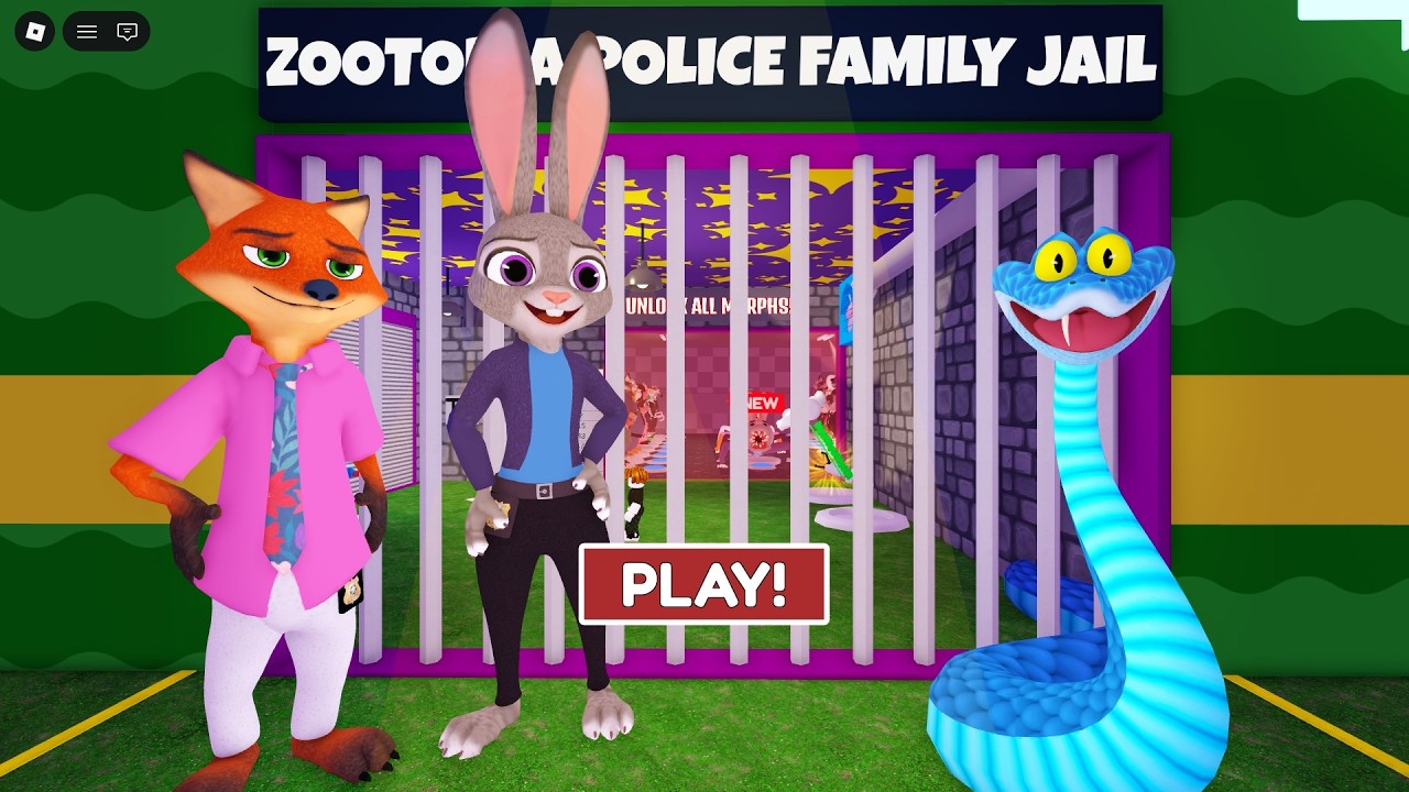 I ESCAPED ZOOTOPIA PRISON! 🦊🐰 (Roblox)