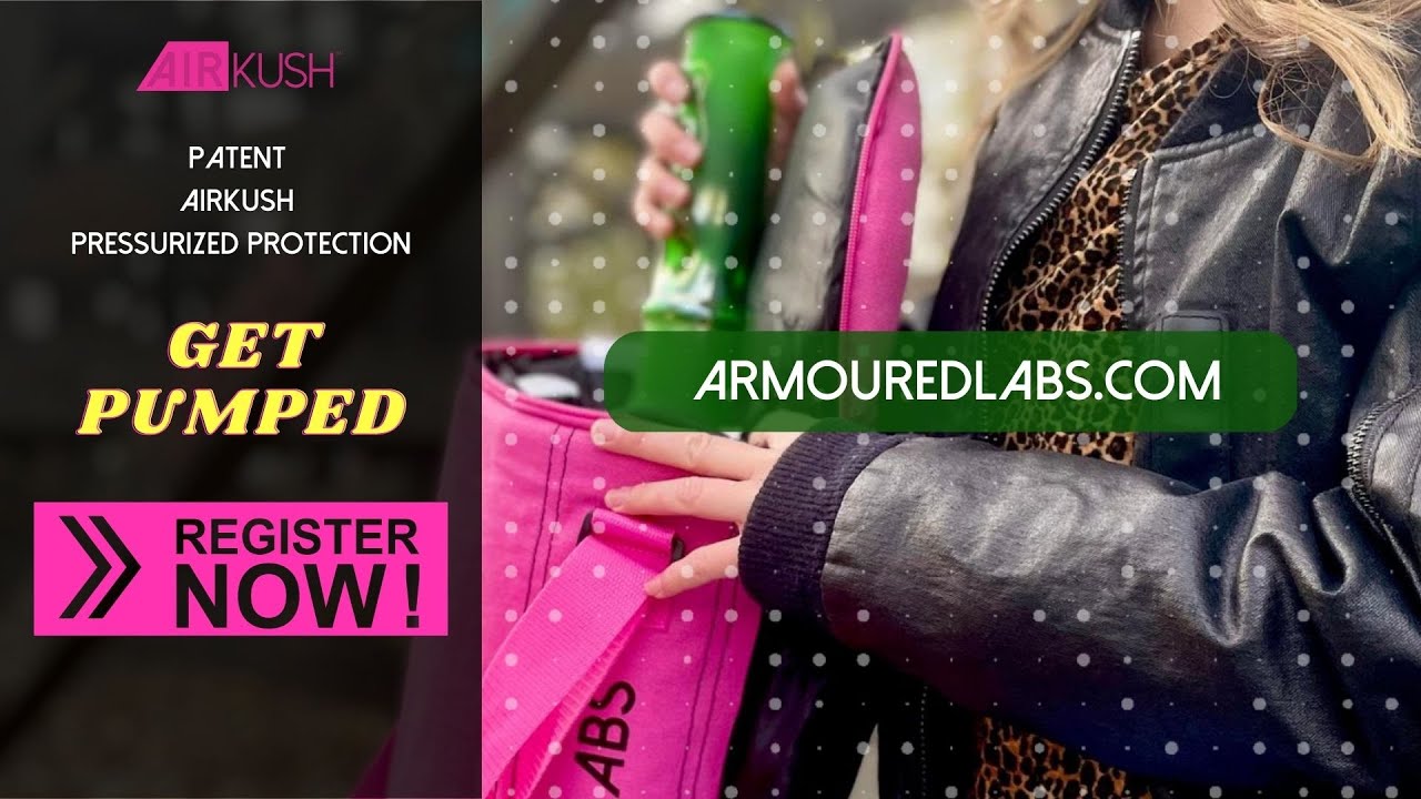 AirKUSH Glassware PUMP Bag