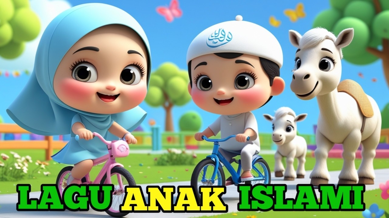 Sholawat Anak Anak - Asmaul Husna - Aku Mau Ke Mekkah - Animasi 3D Dengan Karakter Bernama Azizah