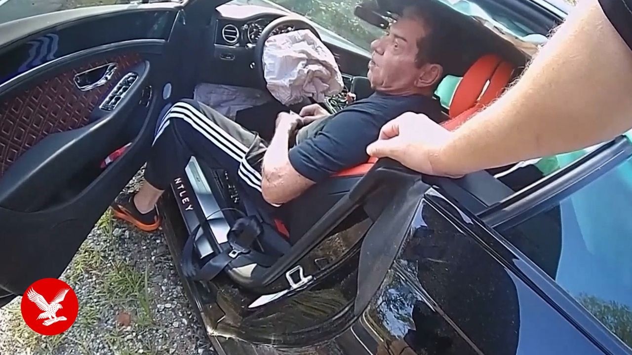Vince McMahon crashes $300,000 car at 115mph with police in pursuit