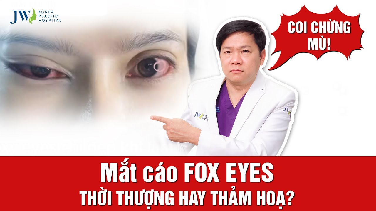 Bác sĩ Tú Dung CỰC GẮT bóc trần trào lưu căng chỉ MẮT CÁO FOX EYES, hiến kế hoá giải MẮT CỤP U BUỒN