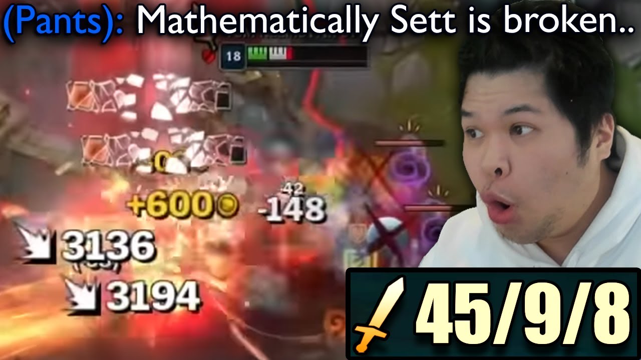 I finally tried Mathematically Correct Sett and I legit think it's broken..