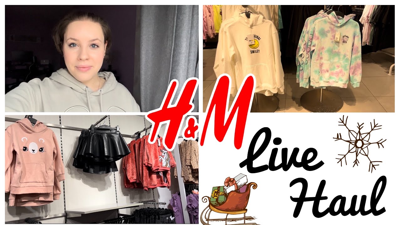 H&M Live Haul 🛍🎄 // Shopping Time ❄️ // alinaBerry