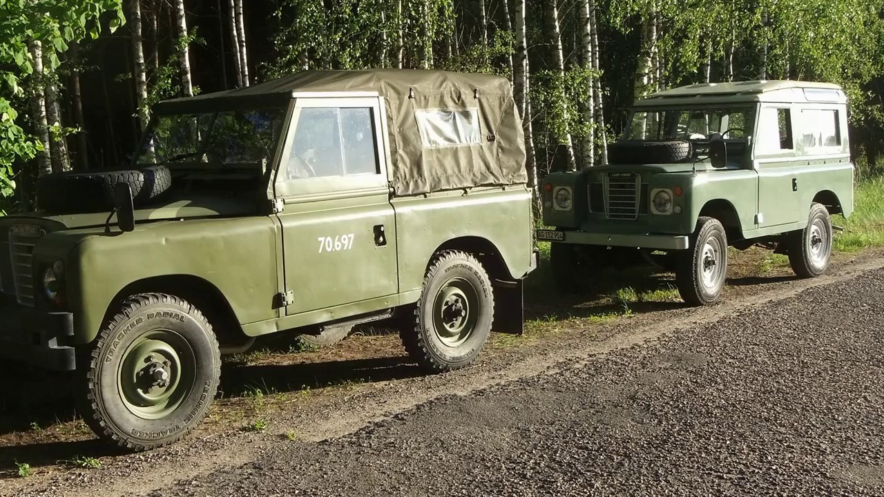 Land Rover Series III, First off road after renovation, Old New Land Rover