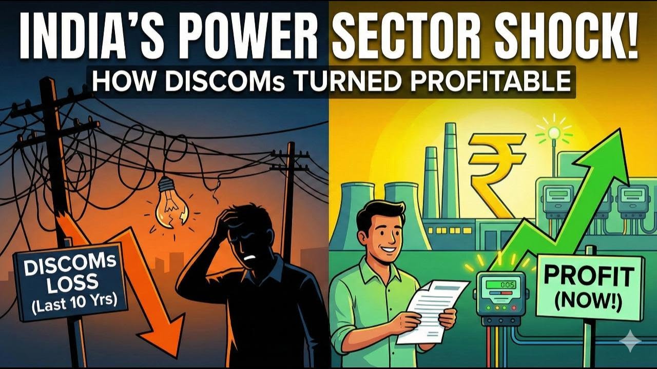 India&rsquo;s Power Sector Shock: How DISCOMs Turned Profitable After 10 Years