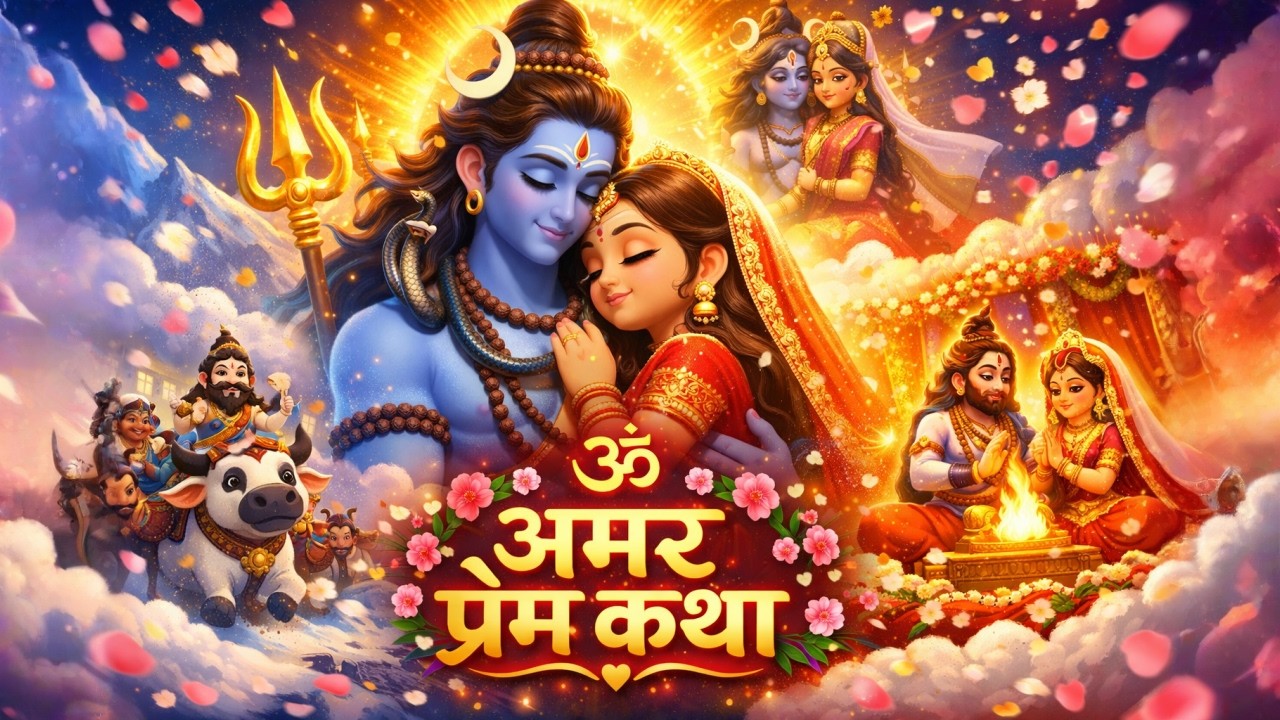 महादेव और पार्वती की अमर प्रेम कथा 🕉️ | शिव शक्ति का दिव्य मिलन | Heart Touching Love Story of Shiva