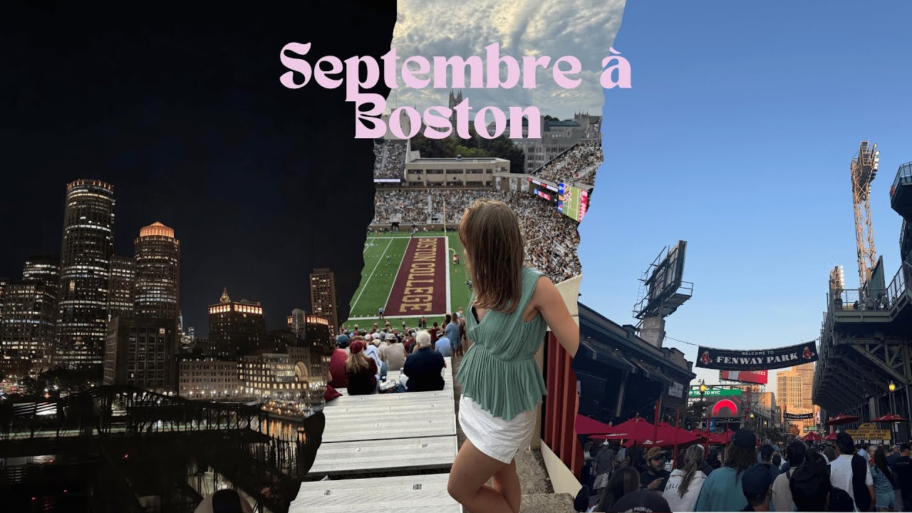 Vlog⏐Retour à Boston, Cape Cod + Red Sox, BC #usa