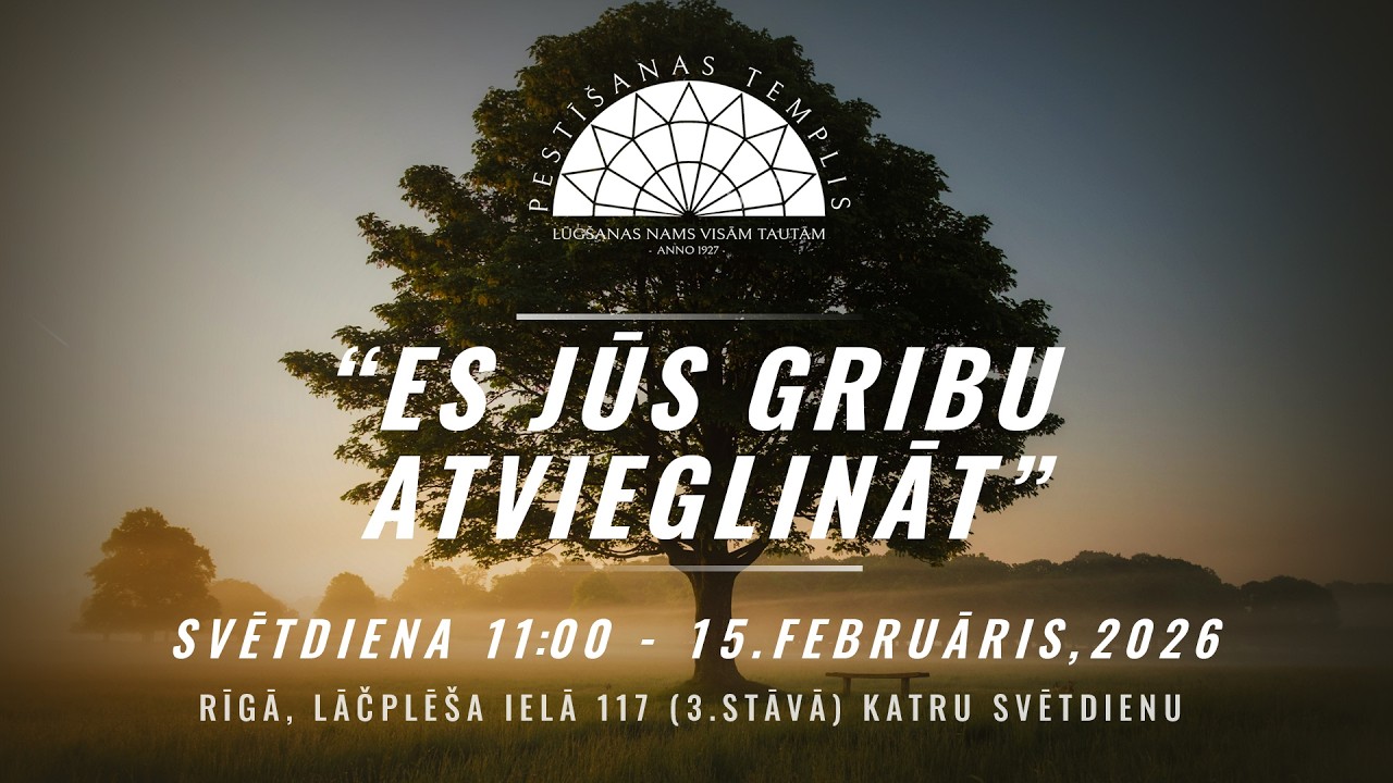 PTD | Dievkalpojuma Tiešraide - 15.02.2026 | Efraims Šmits