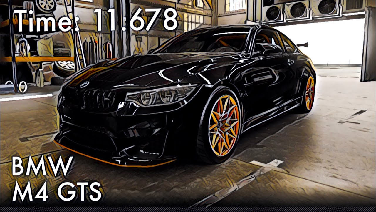 CSR2 - BMW M4 GTS - tune & shift (time: 11.678)