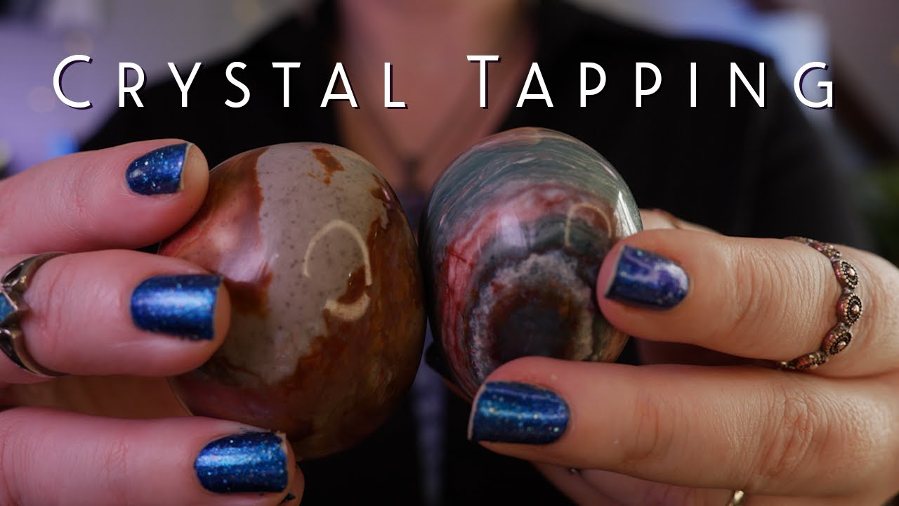 ASMR Reiki Crystal Tapping - No Talking Visual ASMR