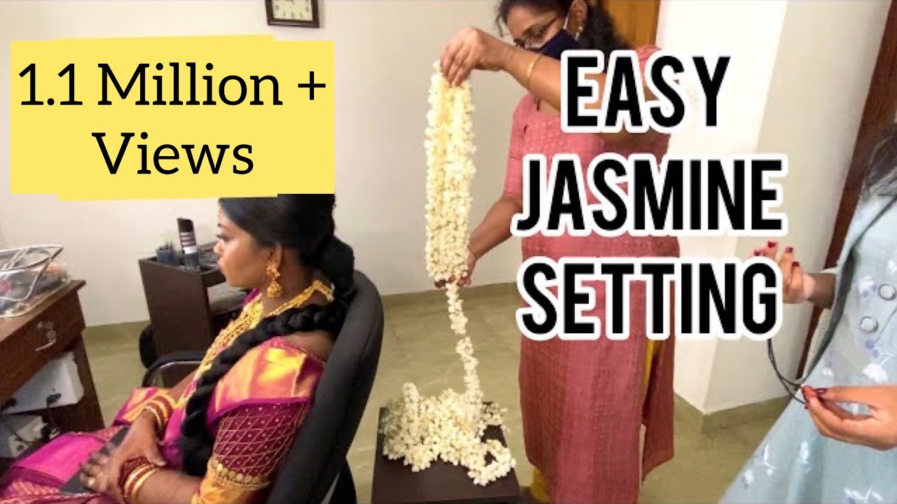 Easy bridal mullappu setting for Kerala bride