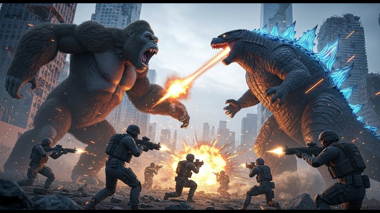 king kong and godzilla vs special forces epic showdown 5!