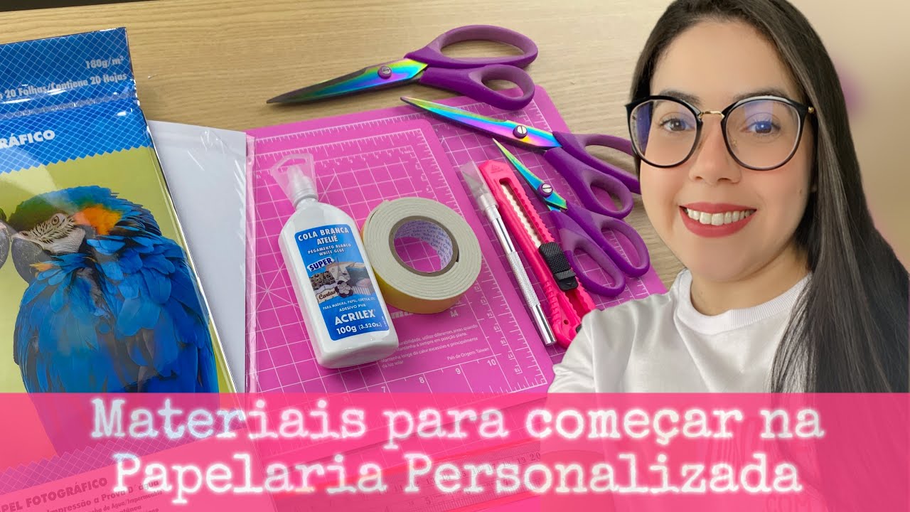 Materiais para COMEÇAR com POUCO investimento na Papelaria Personalizada!