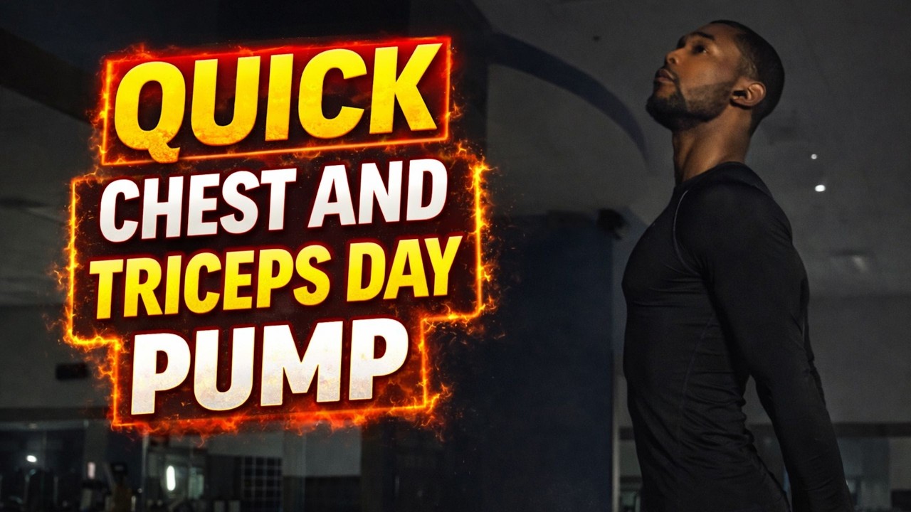 INSANE CHEST and TRICEPS Routine (Quick and Easy) plus Boxing Cardio