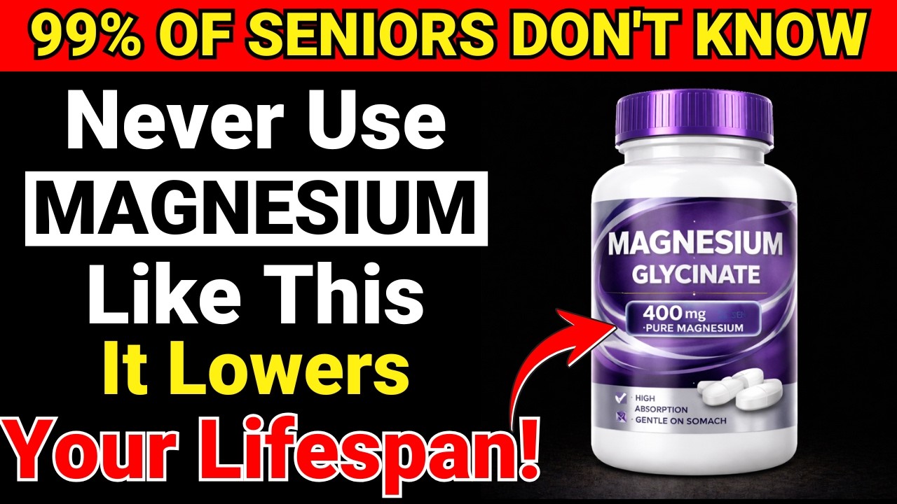 Avoid THESE 6 Magnesium Glycinate Mistakes – Doctors Warn: Hidden Dangers Every Senior MUST Know!