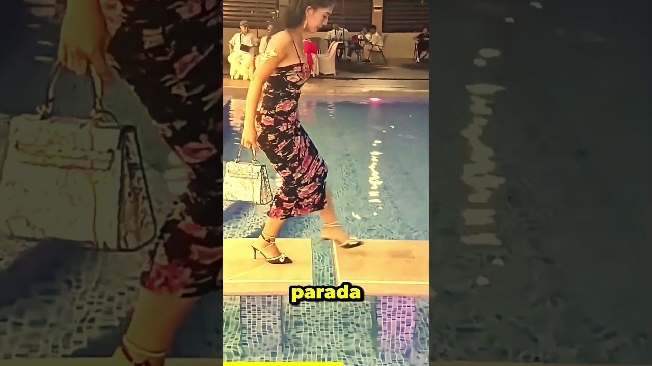 Esta Chica Quer&iacute;a Caminar Sobre La Piscina... Y Esto Fue Lo Que Sucedi&oacute; 😱 #shorts #shortsvideo