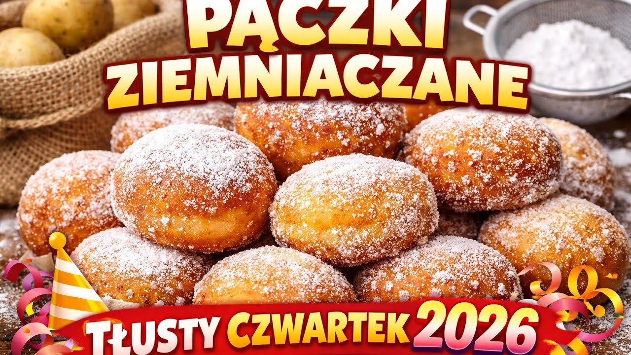 Najlepsze pączki! Pączki ziemniaczane! Przepis na Tłusty Czwartek 2026!
