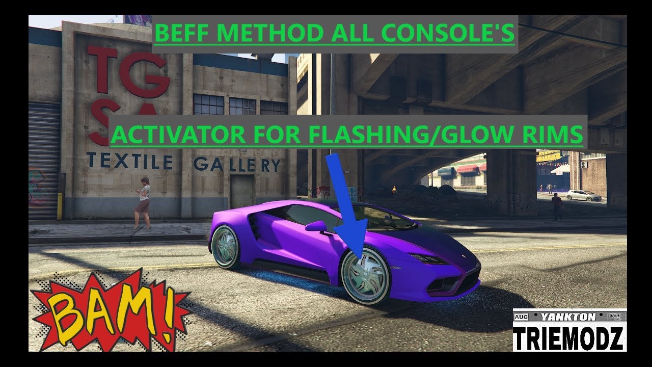 😜MAKE FLASH/GLOW RIM ACTIVATOR😜 BEFF METHOD(GTA ONLINE) #FLASH #GLOW #MAKE #RIM #BEFF