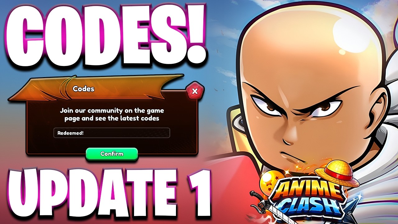 *🔥ОБНОВЛЕНИЕ 1* НОВЫЕ, ВСЕ РАБОЧИЕ КОДЫ ОБНОВЛЕНИЯ 1 ДЛЯ ANIME CLASH! КОДЫ ROBLOX ANIME CLASH