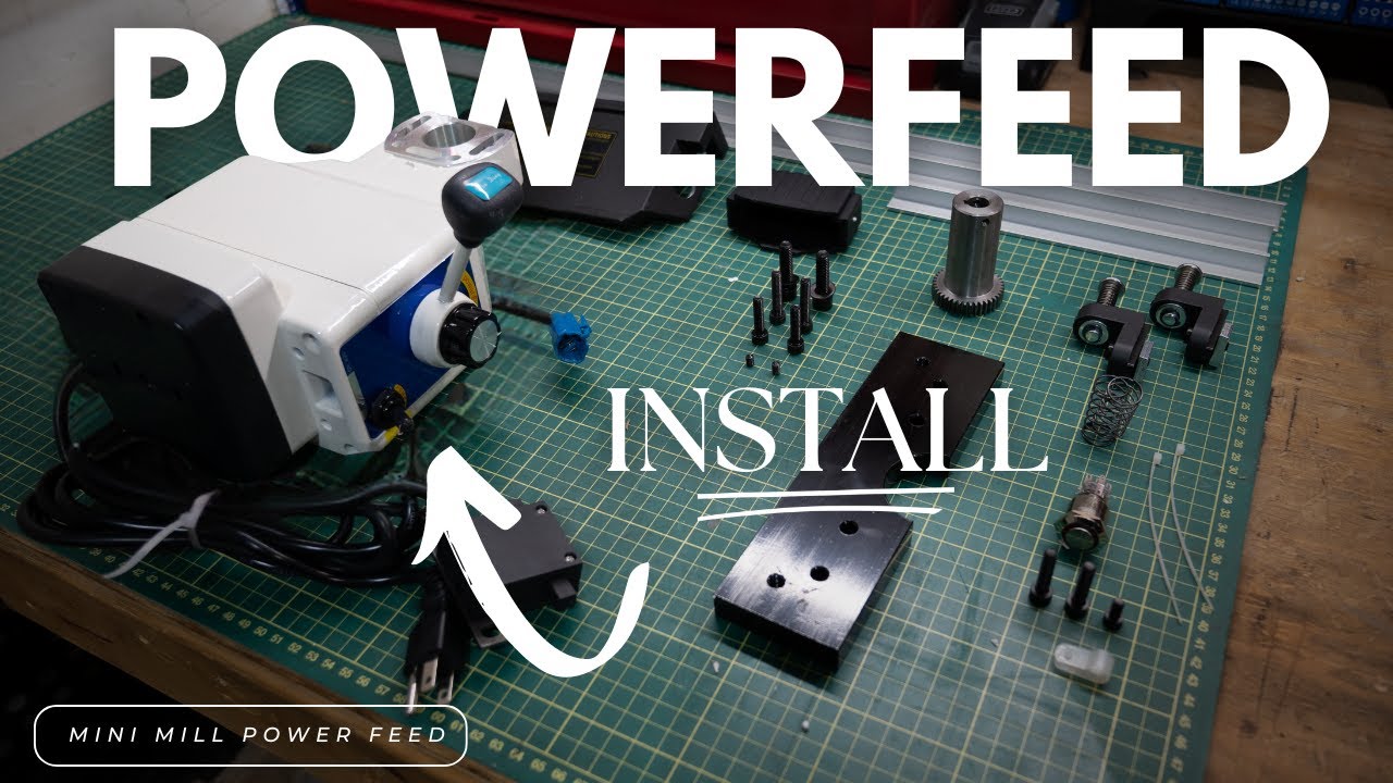 Power Feed install on my Mini Mill - Weiss VM32 #minimill #machinist #homediy