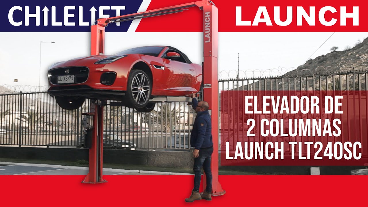 Conoce el Elevador 2 Columnas LAUNCH TLT240SC