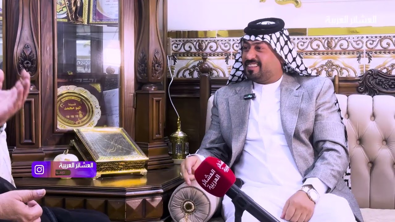 الشيخ  شلال فالح الصهيود زعيم قبيلة البومحمد في برنامج محطات قناة العشائر العربية
