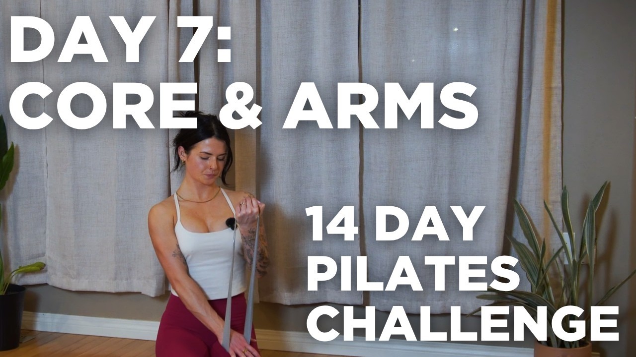 14 DAY PILATES CHALLENGE │ DAY 7 │20 MIN │UPPER BODY & CORE │AT HOME PILATES │PILATES WITH TALESE